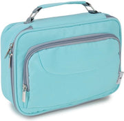 Etui VX VONXURY, grande custodia, organizzatore di penne trasportabile con 2 strati rimovibili, 54-delicato, custodia per scuola, ufficio, università, menta verde, con tasca per make-up