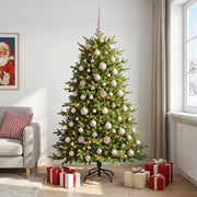 Albero di Natale artificiale con palline 210 cm 300 LED 3466700