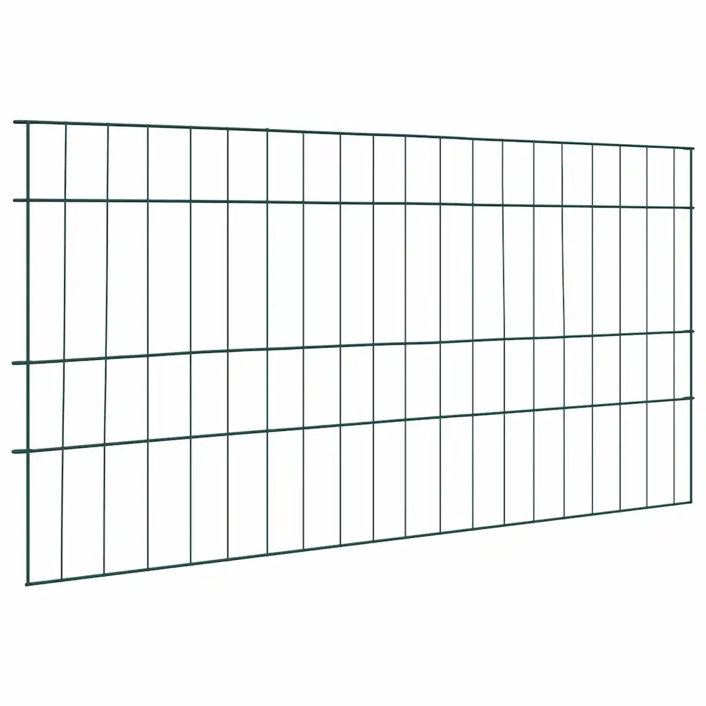 Set di Recinzione per Stagno 5 pcs Verde 100 x 50 cm Acciaio