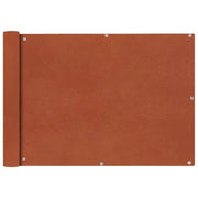 Schermo per balcone schermo per la privacy tessuto Oxford 75 x 400 cm marrone ocra 02_0010170
