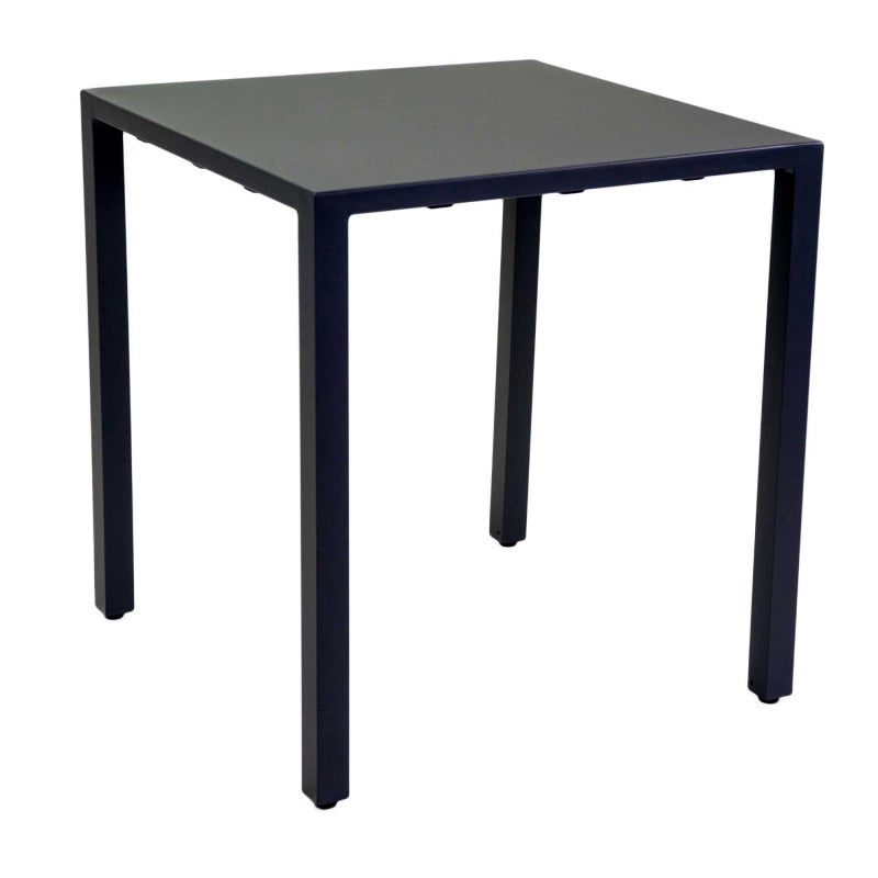 Tavolo alluminio regolabile Alma antracite quadro cm 60x60h75