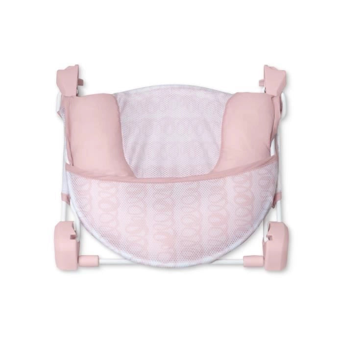 INGENUITY Seggiolino da bagno pieghevole per bambina, rosa