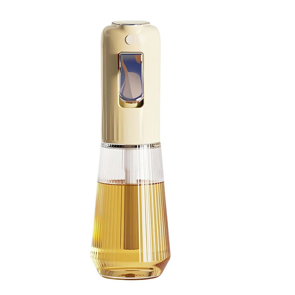 Flacone Spruzzatore d’Olio 280ml in Vetro con Grilletto Cromato Beige Avizar