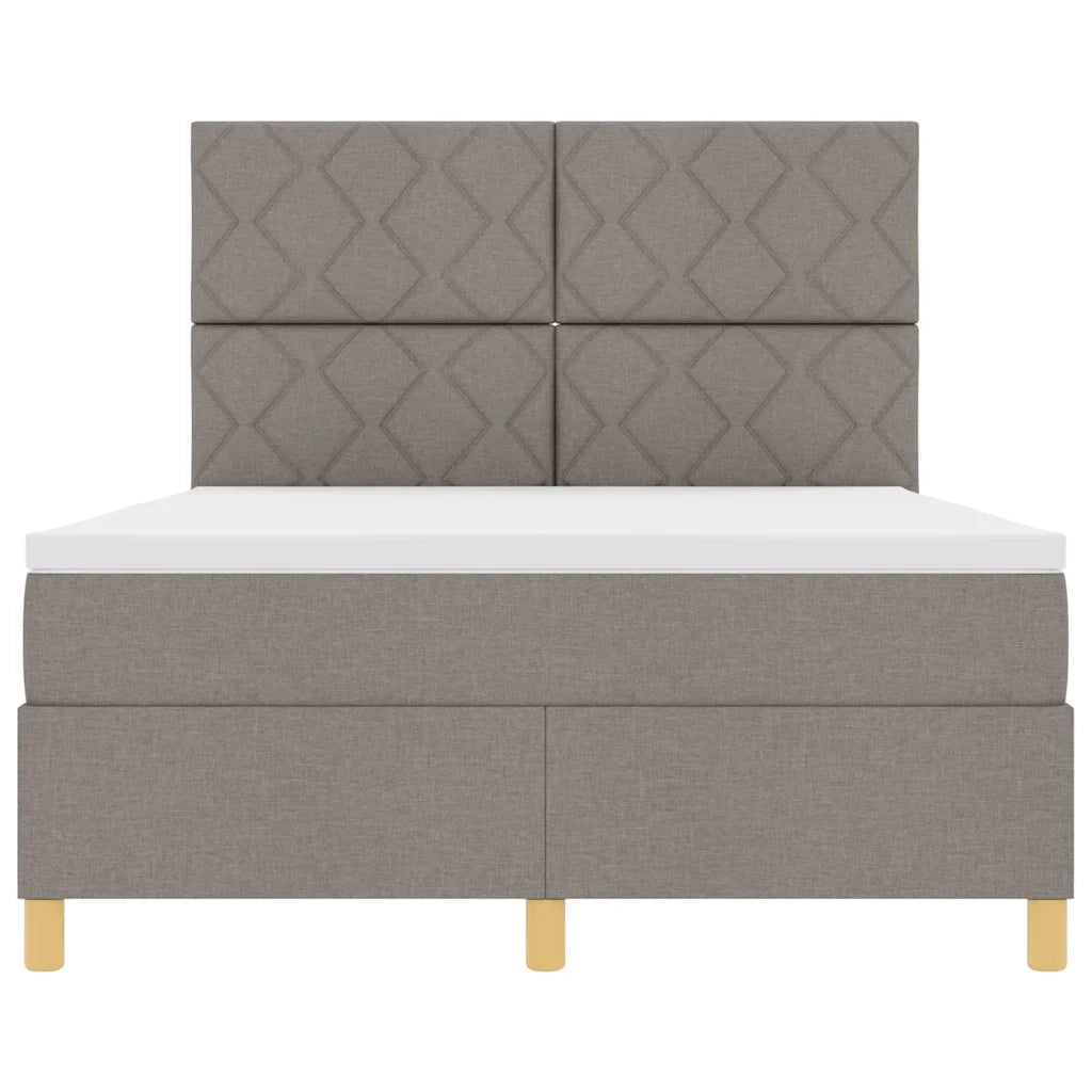 Letto a Sorgente LED con testiera Talpa 140 x 200 cm Tessuto 3343184