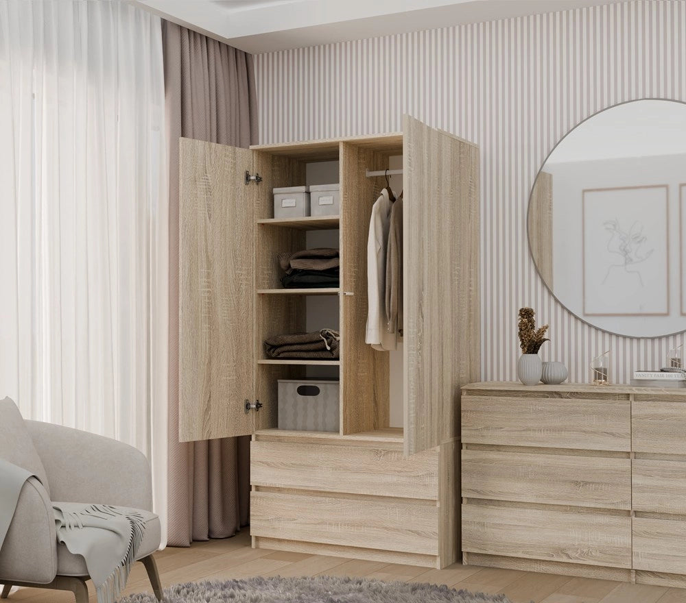 Armadio MALWA SS-90 rovere sonoma guardaroba