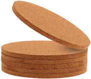 Pacchetto di 6 sottopiani, sottopiani di gomma rotondi, sottopiani di gomma rotondi da 10 cm per bibite, sottopiani da scrivania, sottopiani rotondi per set di bicchieri, tazze, bibite, sottopiani per piante, progetti di fai da te