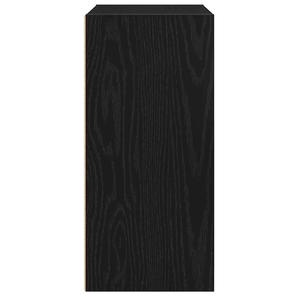 Libreria Rovere Nero 31x24x52 cm in Legno Multistrato 860320