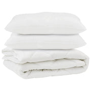 Piumone | Duvet con cuscino 3 pz Bianco Microfibra