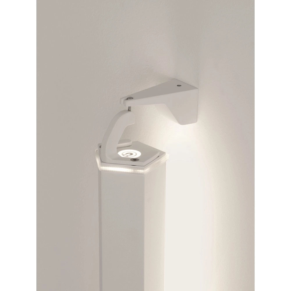 Pencil supporto parete verticale Zafferano - Accessorio applique con rotazione 360 gradi Corten