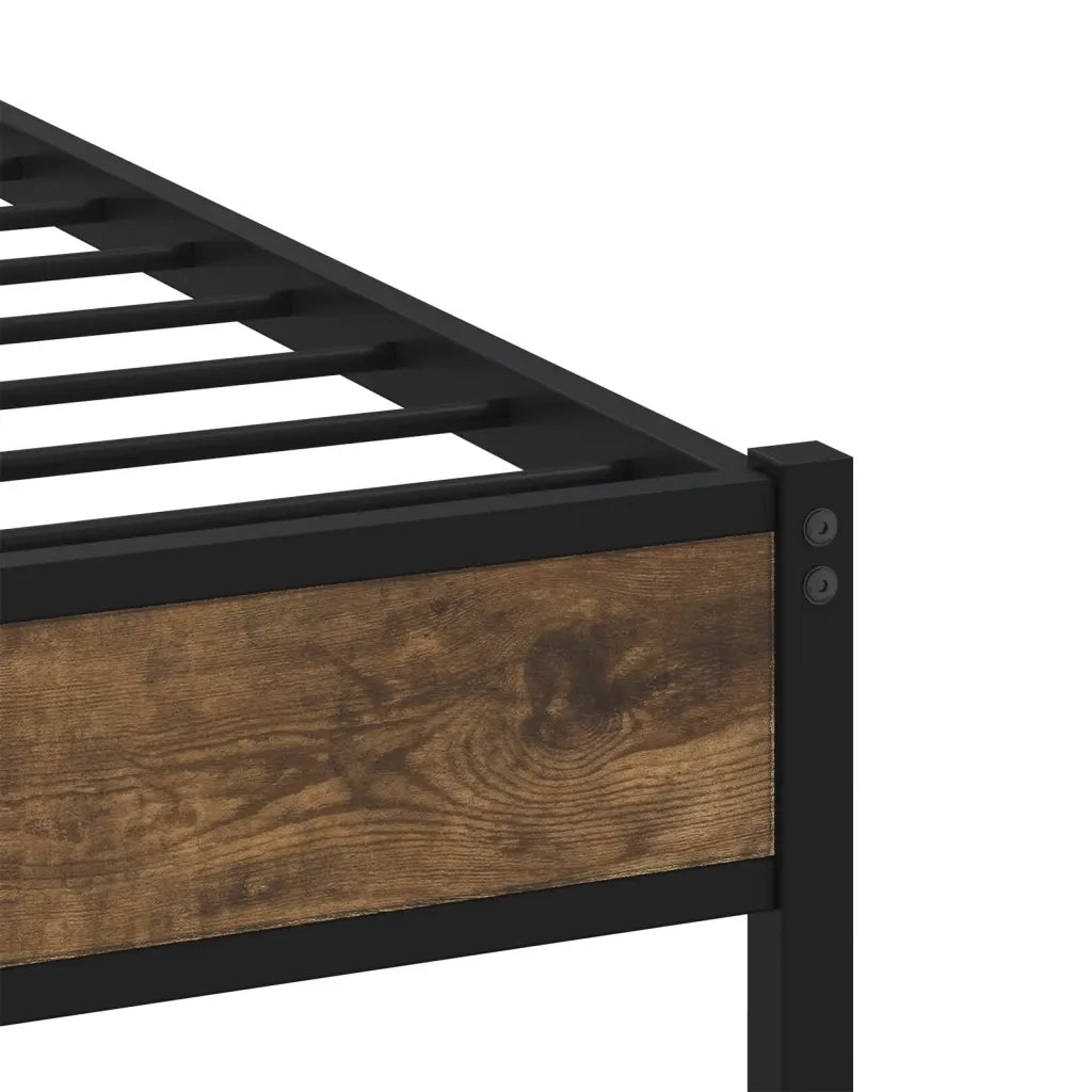 Giroletto senza Materaso in Metallo Rovere Fumo 183x213 cm 3308483