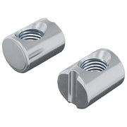 Dadi a tamburo 2 pz Argento M6 x 13 mm Metallo CFW1280267