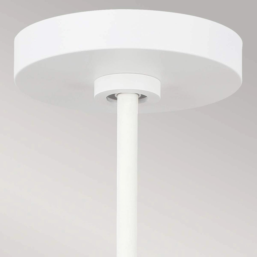 Lampada a sospensione Feiss Darwin bianco opaco E27