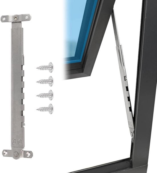 Supporto Finestrato Telescopico - Impermeabile al Vento - Chiusura per Porte e Finestre - Duraturo e Affidabile