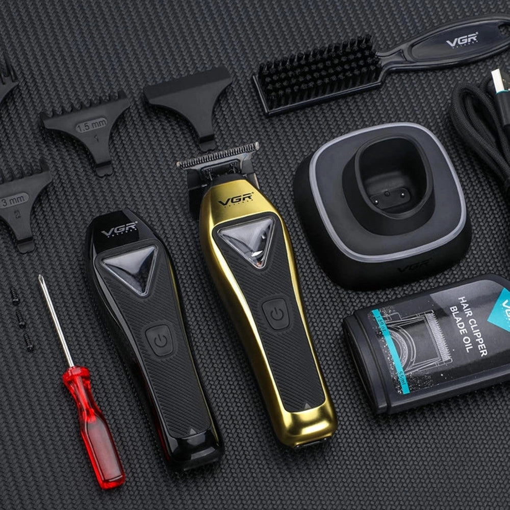Trade Shop - Vgr V-994 Trimmer Barber Professionale T-blade 10000rpm Rasoio -