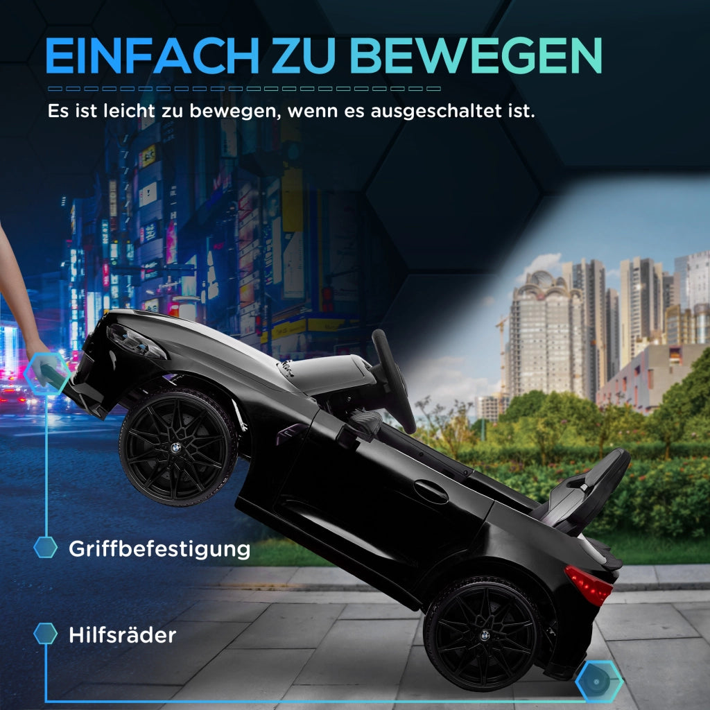 Auto Elettrica per Bambini BMW M4 ¨C Xylo ¨C Nero, Telecomando, Suoni e Luci, 3-5 Anni