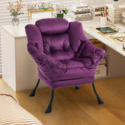 POLTRONA Relax con struttura in metallo Viola