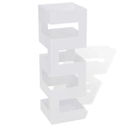Portaombrelli Bastoni Passeggio Quadrato Acciaio 48,5 cm Biancocod mxl 126838