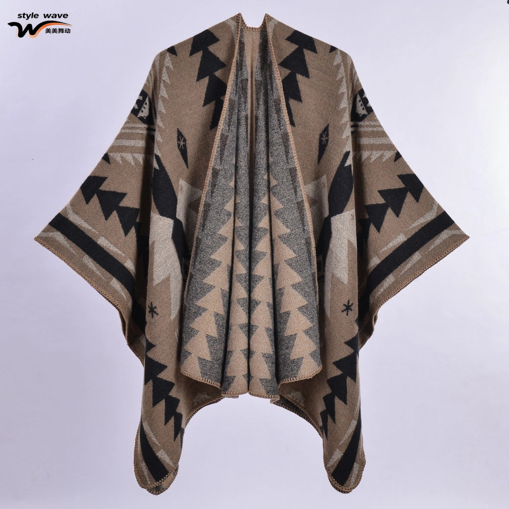 Sciarpa da uomo, protezione per le spalle per ambienti climatizzati, coperta, drappeggio per le spalle, nuovo mantello, scialle alla moda