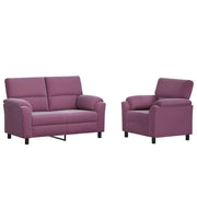 Set di divani 2 pcs Viola Velluto 3430433