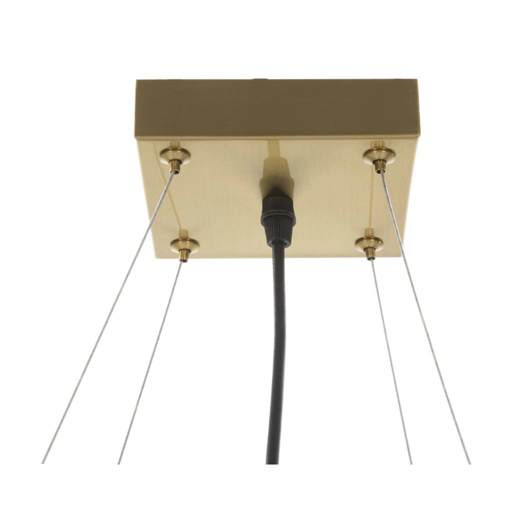Lampada a Sospensione VKH79, Bianco, Metallo, 45x45x20 cm