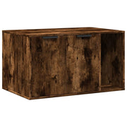 Mobiletto per lettiera per gatti in legno ingegnerizzato marrone 02_0043316