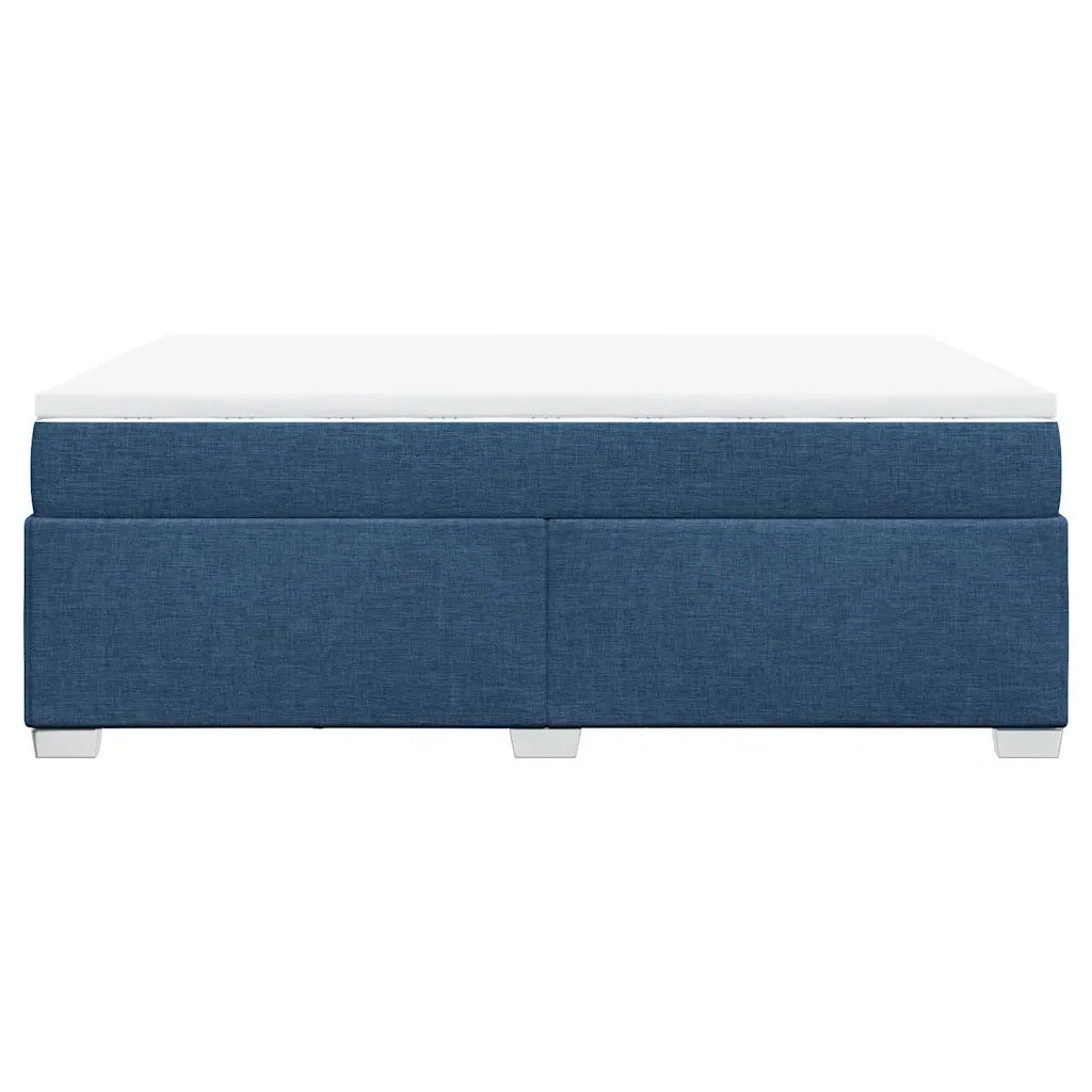 Giroletto a Molle con Materasso Blu 140x190 cm in Tessuto 3285136