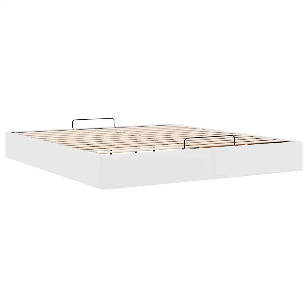 Struttura Letto Pouf senza Materasso 180x200 cm Similpelle 3310815