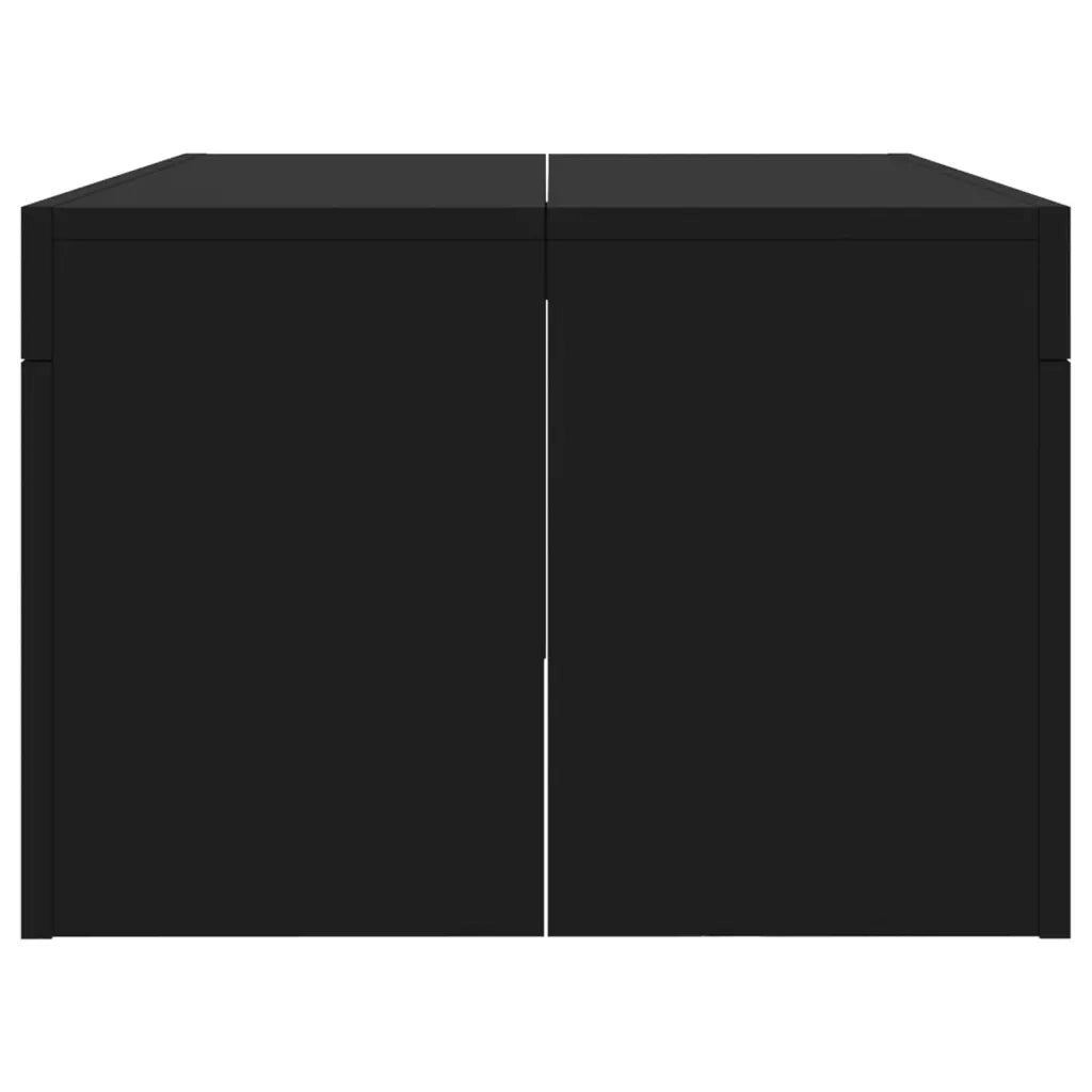 Tavolino da salotto | Tavolino da caff¨¨ | Tavolino da Soggiorno Nero 102x50x36 cm in Legno Multistrato