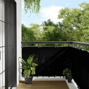Paravento da Balcone Nero 90x1000 cm 100% Poliestere Oxfordcod mxl 90067