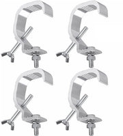 Sostegno per lampada 4 parti - Struttura di illuminazione robusta - Denti antiscivolo - Testa regolabile - Capacità di carico 20 kg - Adatto per tubi di fissaggio da 30-52 mm - Supporto per lampada