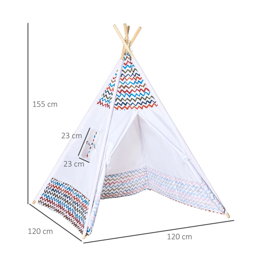 Casetta in Legno per Bambini Tipi ¨C zephmum ¨C Bianco 120x120x155 cm