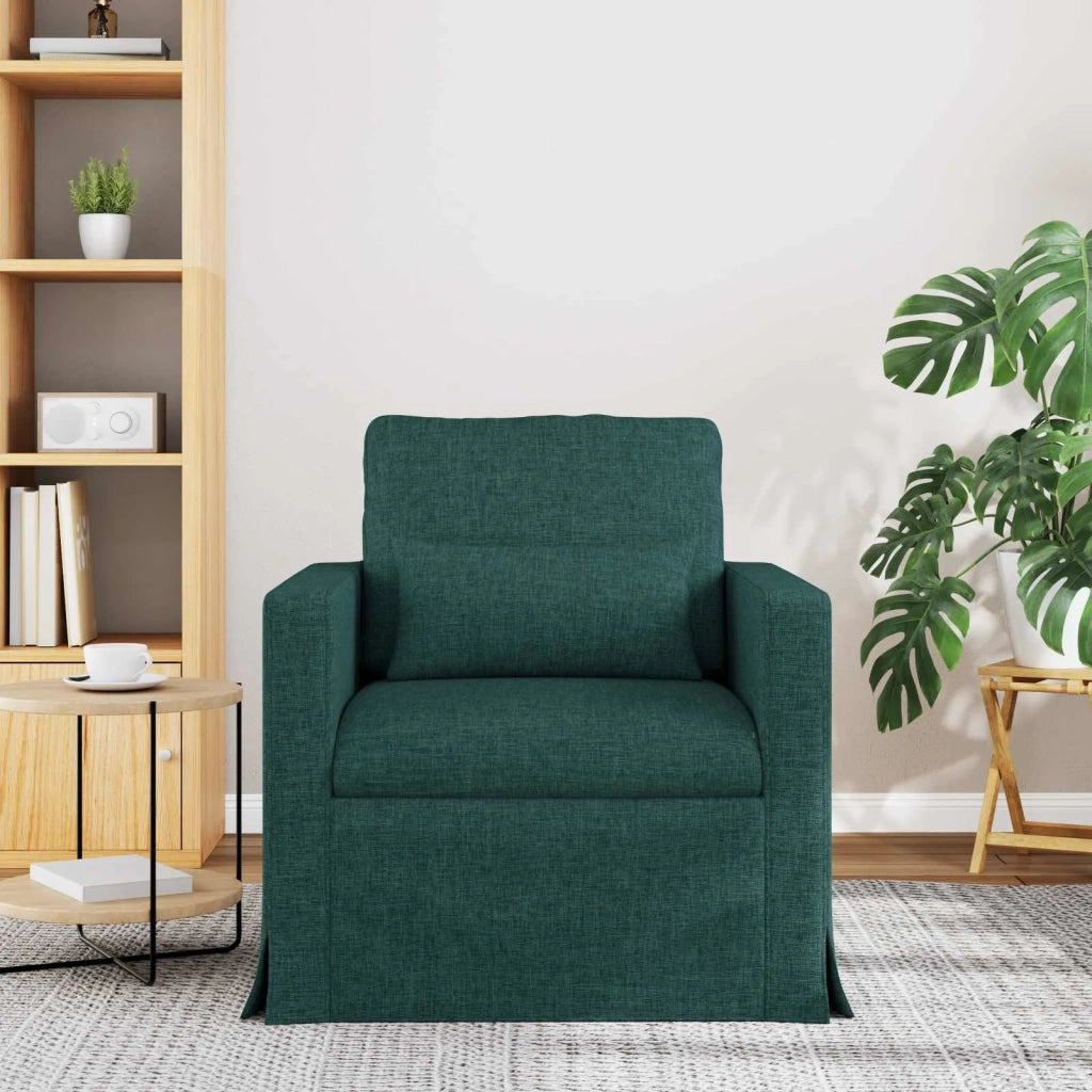 Divano Verde Scuro 78 x 78 x 80 cm Tessuto