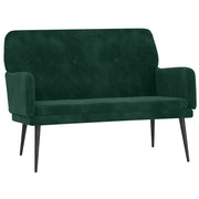 Panca Verde Scuro 108x79x79 cm in Velluto CFW7459394
