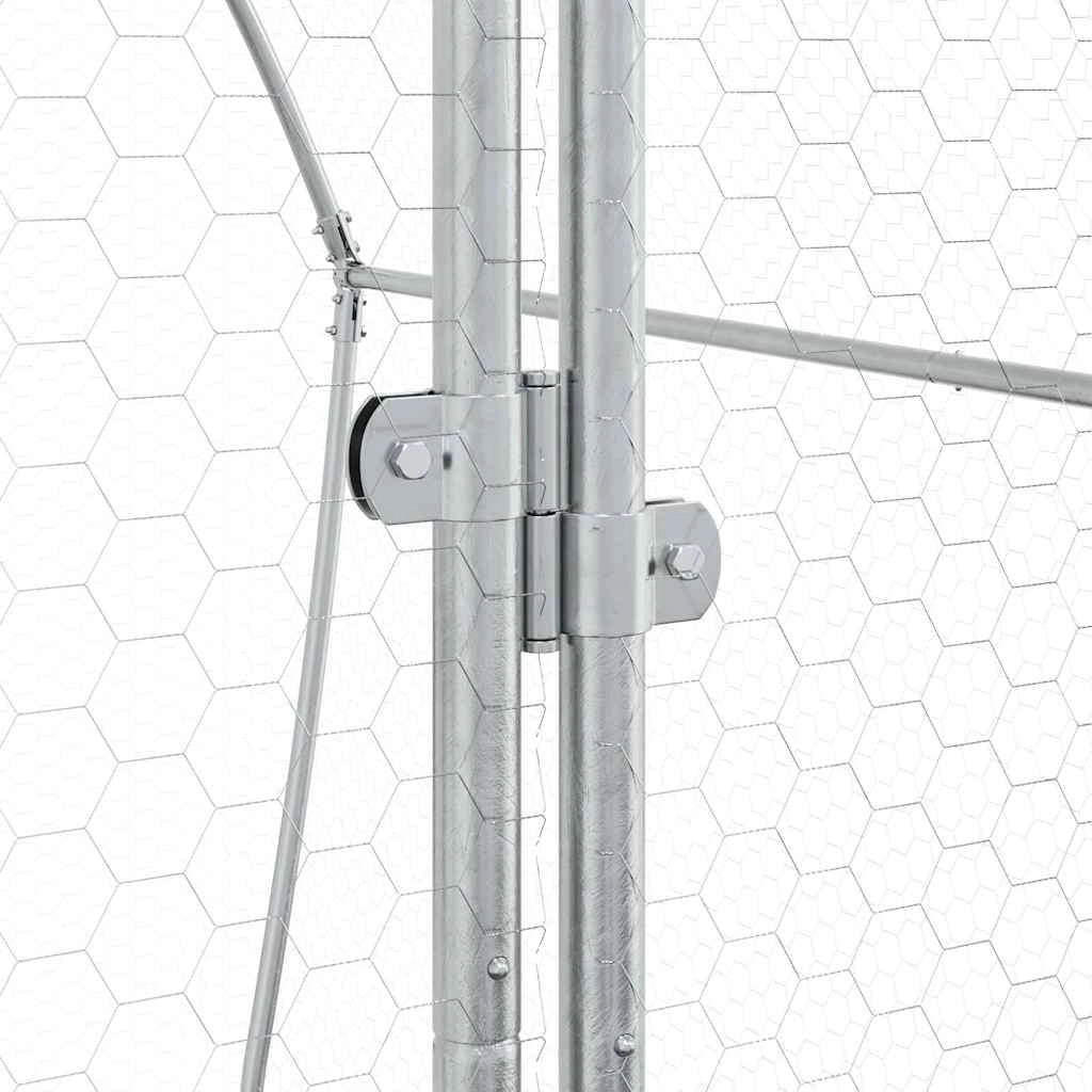 Pollaio Silver 200 x 105 x 182 cm acciaio zincato Silver 02_0041667