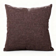 2 copie decorativi cuscini coprisacco - stile rustico fattoria Boho arredamento - imbottitura di cuscino in lino spesso - coprisacco quadrato - con cerniera invisibile - adatto per divano letto, ufficio (45x45 cm)