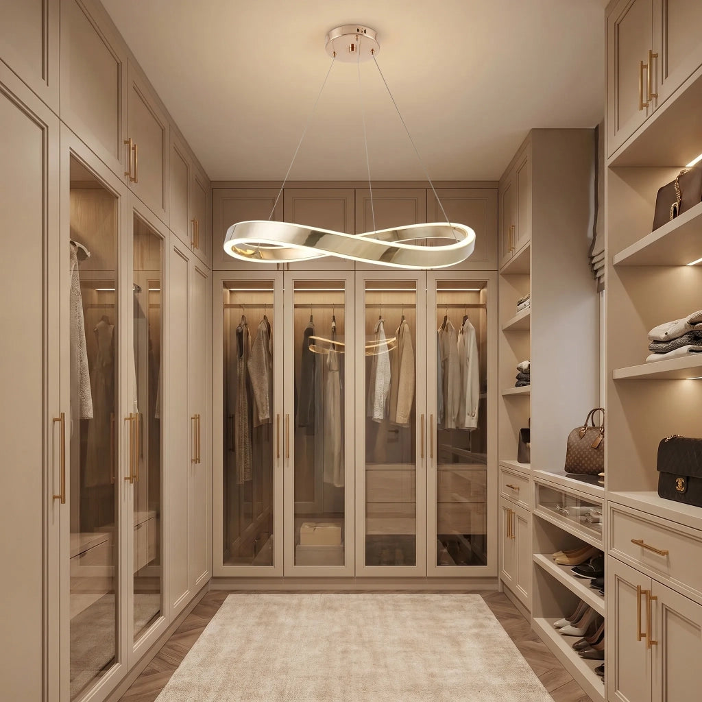 Lampada A Sospensione Da Soffitto Swe068-cp 80cm Gold