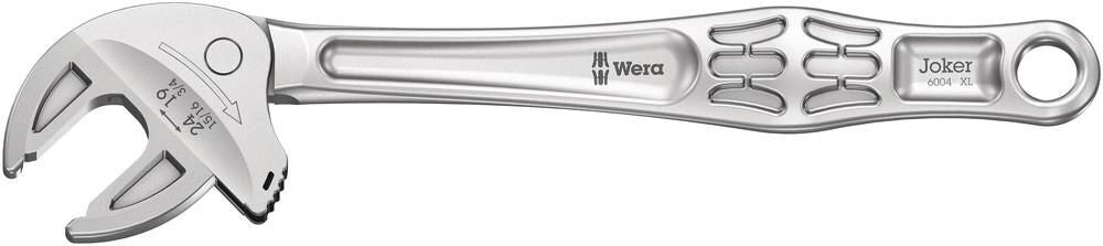 Wera 6004 JOKER XL Chiave a forchetta autoregolabile con funzione cricchetto e angolo di richiamo 30° colore Nero