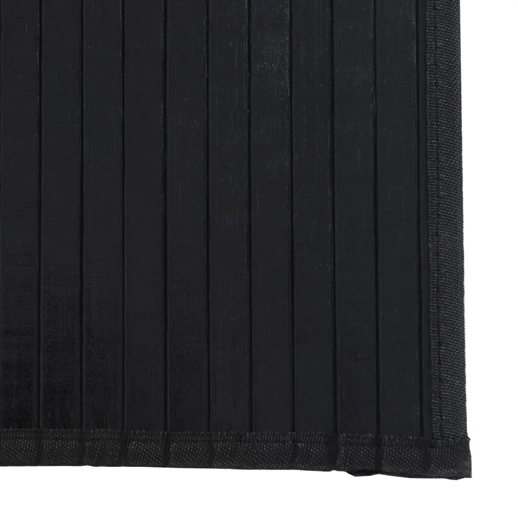 Tappeto Rettangolare Nero 70x400 cm in BambÃ¹