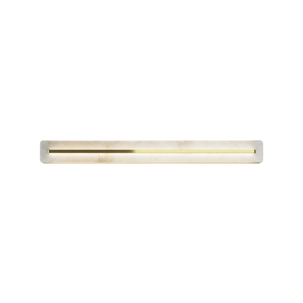 Maytoni Applique moderna Albatre 1 luce LED integrato ottone metallo vetro alabastro