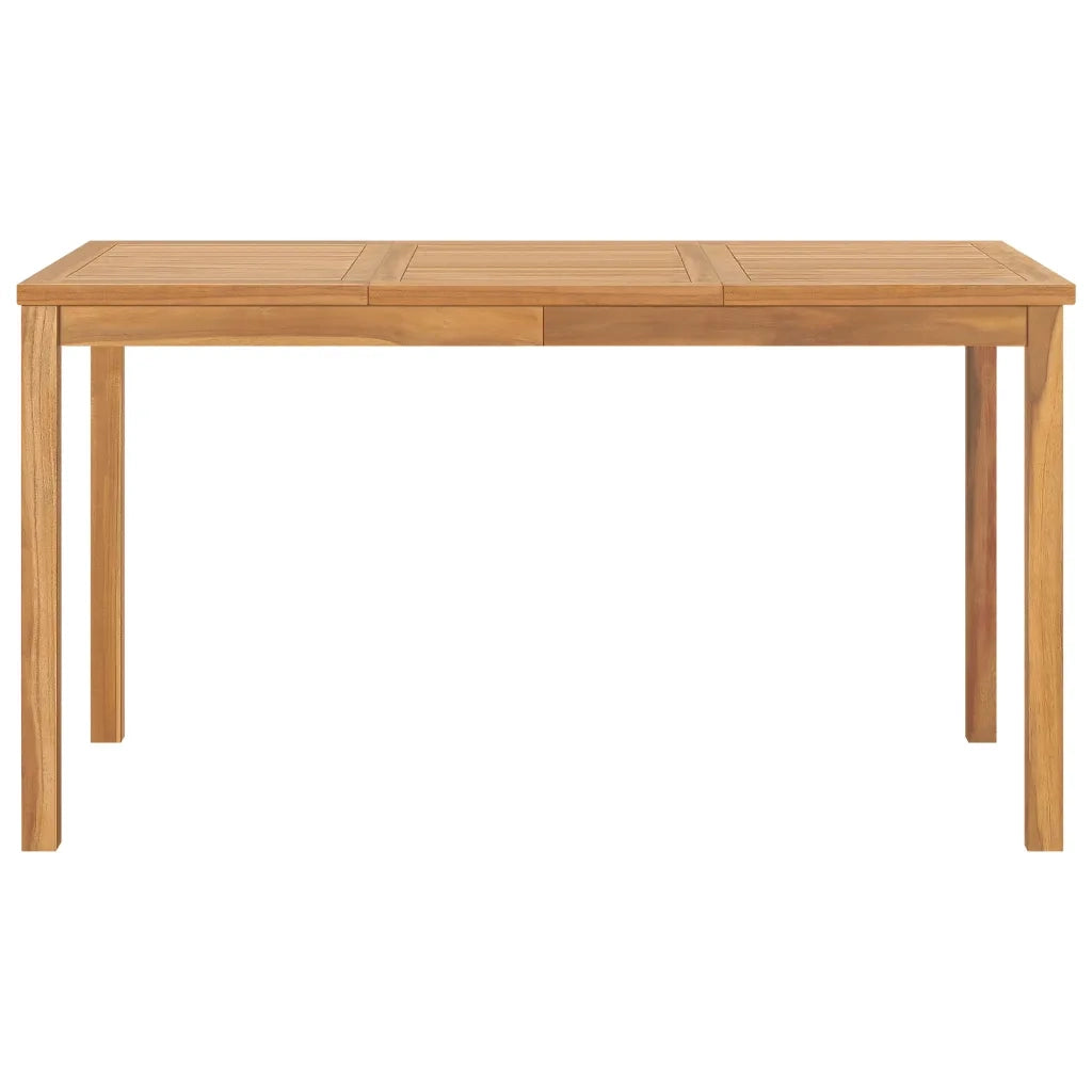 Set da Pranzo da Giardino 7 pz in Legno Massello di Teak