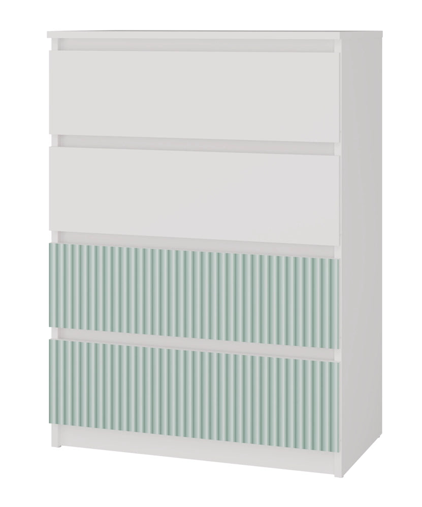 Cassettiera MALWA M4 ARTESO menta menta per camera e soggiorno