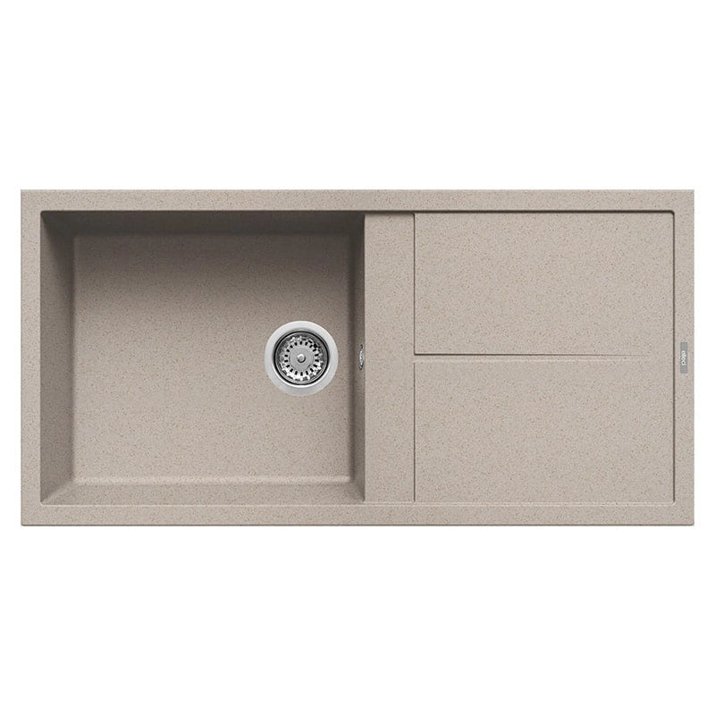Lavello Elleci Incasso 1 vasca 100x50 Unico 480 Granitek Avena LGU48051
