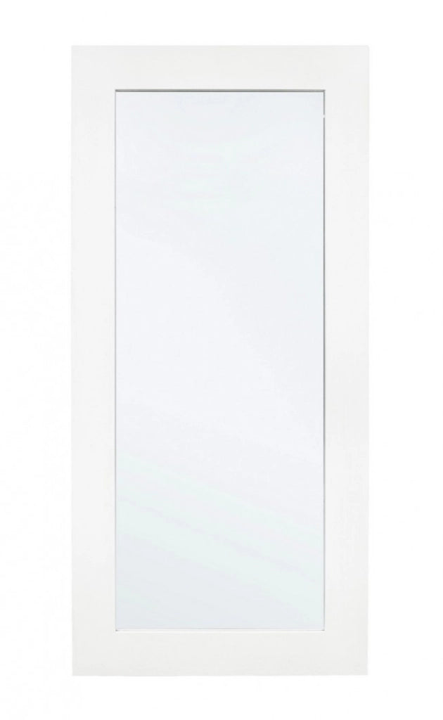 Specchio Rettangolare Legno Bianco Moderno da Interno 82x172 - YOUNG