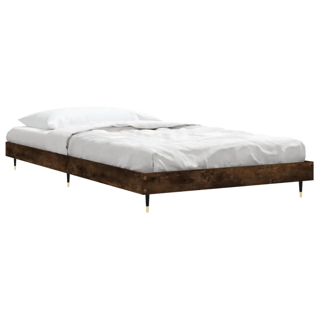 Giroletto senza Materasso Rovere Fumo 90x190 cm in Truciolato 832202