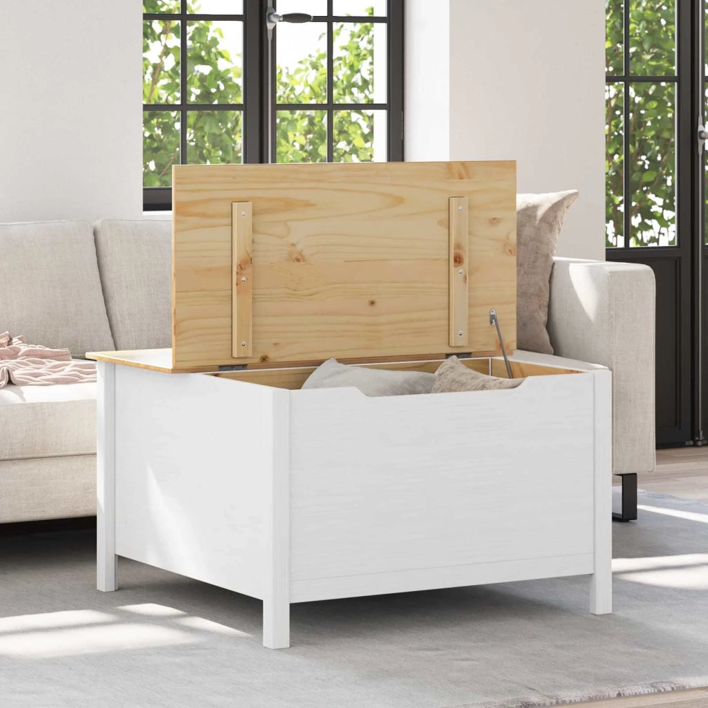 Tavolino da salotto con cassetto HILL Bianco e marrone miele 42025041