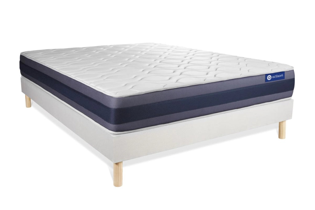 Kit rete e materasso matrimoniale Actiflex morpho 160x200cm - Spessore : 24cm - Molle insacchettate e memory foam - Bilanciato -