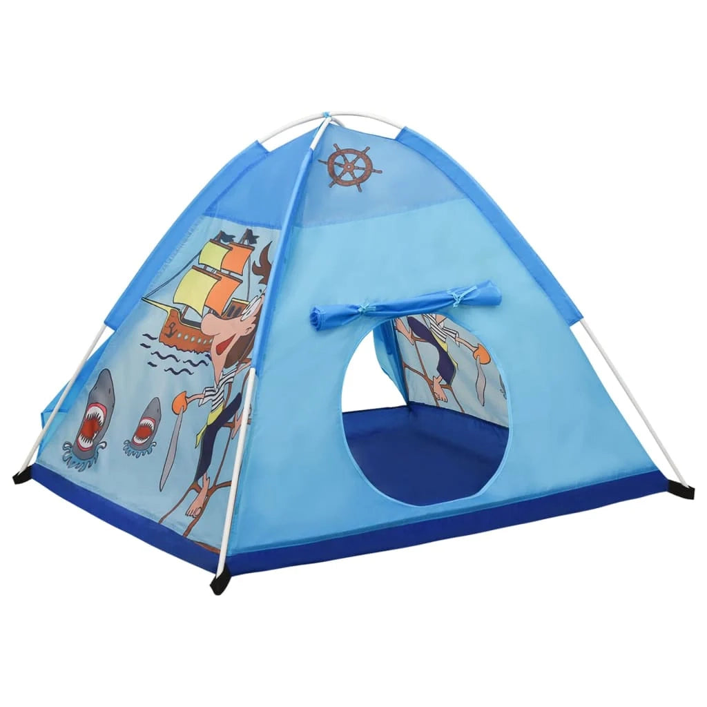 Tenda da gioco per bambini con 250 palline 120 x 120 x 90 cm blu 02_0005149