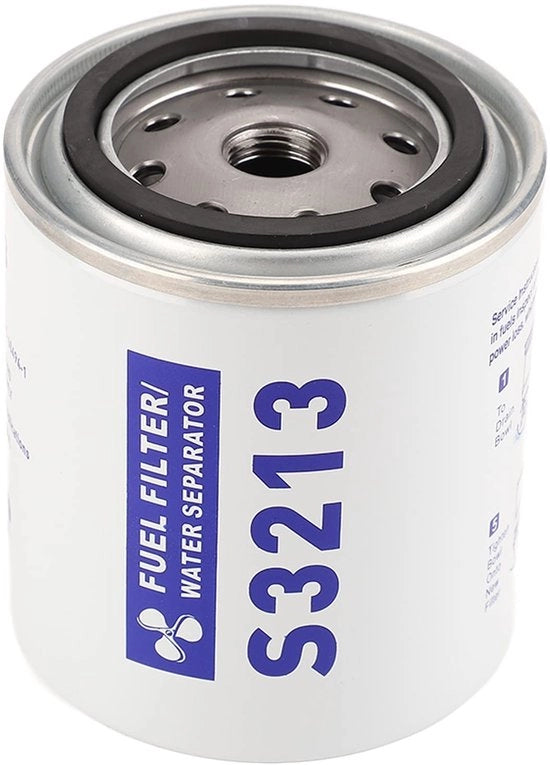 Filtro di combustibile in acciaio inossidabile - Filtro separatore combustibile-acqua - Gomma di sigillatura nitrile - Adatto per imbarcazioni da motore - Installazione semplice - Materiale duraturo - Separatore acqua-combustibile
