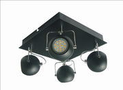 Plafoniera Candellux TONY 98-25036 nera 4xGU10 25cm