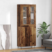 Credenza-Buffet-Armadio da cucina Legno vecchio 69,5 x 34 x 180 cm Legno multistrato 671968